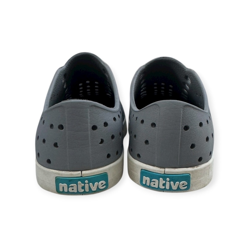 Native Jefferson Gray Shoes Kids Size 11 Slip On - Picture 5 of 5